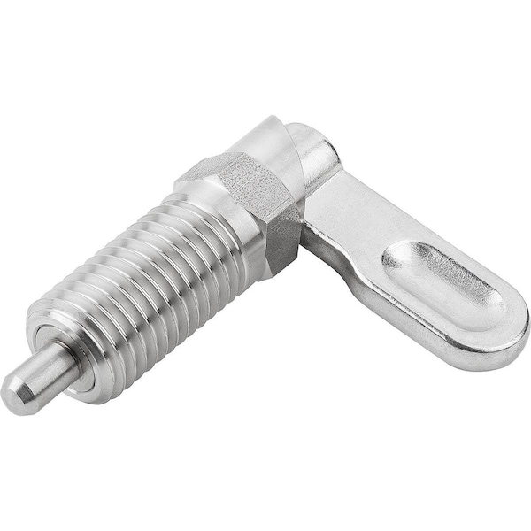 Kipp Cam-Action Indexing Plung W. Stop, Left, D=5, M10, Form:A, Stainless Steel K1285.1040510 - main